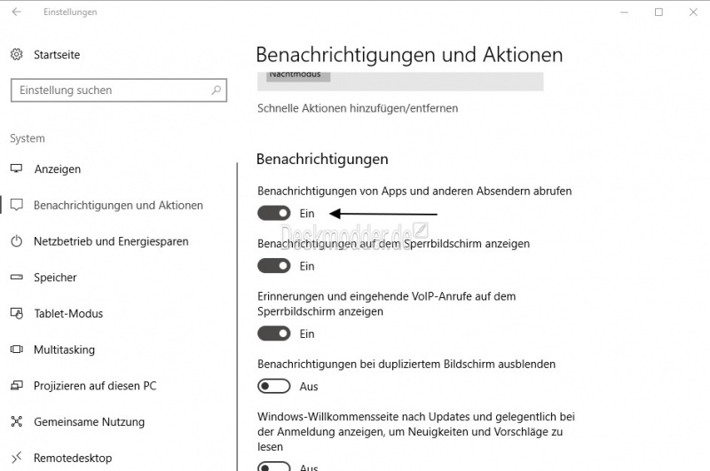 Datei:Benachrichtigungen werden nicht angezeigt Windows 10.jpg