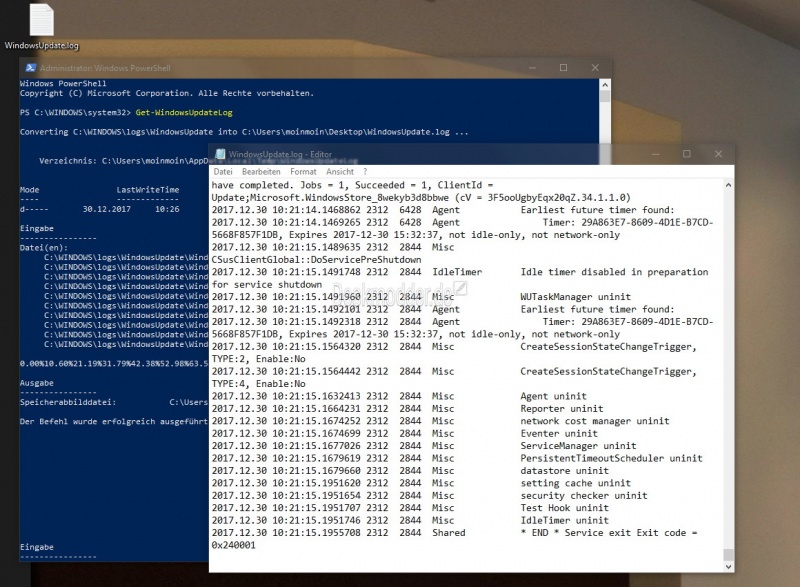 Datei:Get-WindowsUpdateLog erstellen Windows 10.jpg